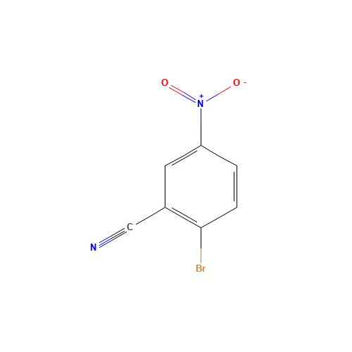1-CYANO-2-BROMO-5-NITROBENZENE (CAS: 134604-07-2) - Chemical Structure and Molecular Formula 
