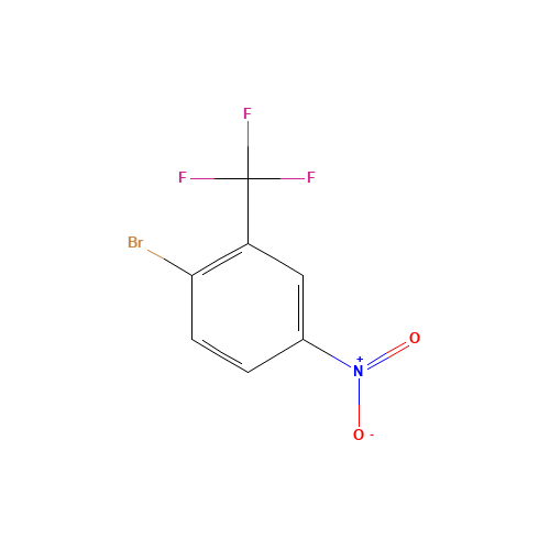 2-Bromo-5-nitrobenzotrifluoride (CAS: 367-67-9) - Chemical Structure and Molecular Formula 