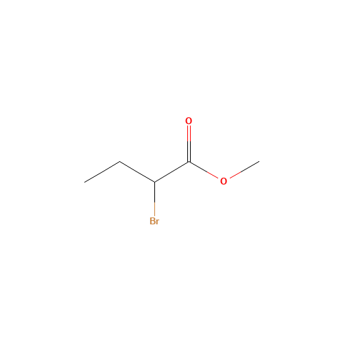 2-Bromobutyric acid methyl ester (CAS: 3196-15-4) - Chemical Structure and Molecular Formula 