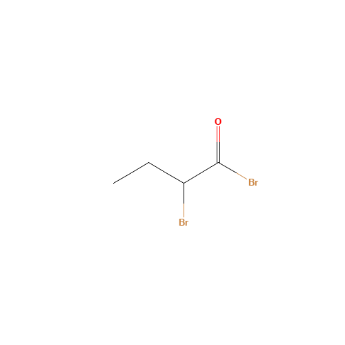 2-Bromobutyryl bromide (CAS: 26074-52-2) - Chemical Structure and Molecular Formula 