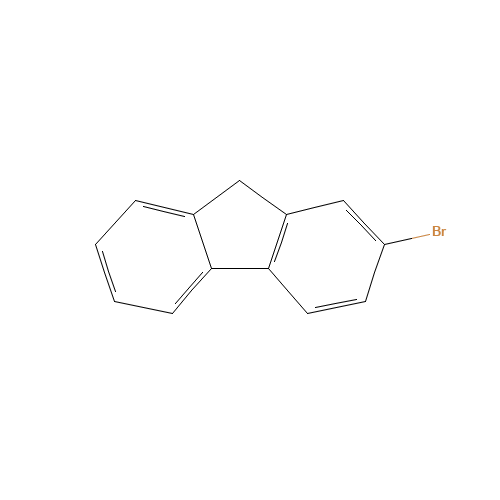 2-Bromofluorene (CAS: 1133-80-8) - Chemical Structure and Molecular Formula 