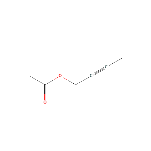 2-BUTYNYL ACETATE (CAS: 34485-37-5) - Chemical Structure and Molecular Formula 