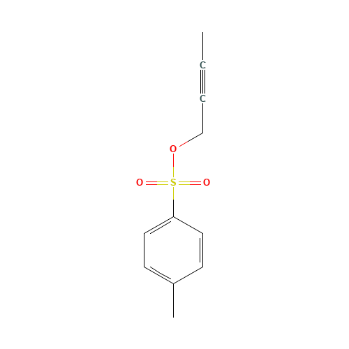 2-Butynyl 4-methylbenzenesulfonate (CAS: 56563-37-2) - Chemical Structure and Molecular Formula 