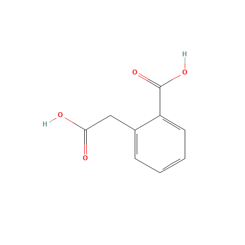 Homophthalic acid (CAS: 89-51-0) - Chemical Structure and Molecular Formula 
