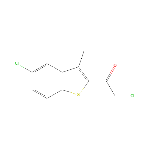 2-CHLORO-1-(5-CHLORO-3-METHYLBENZO[B]THIOPHEN-2-YL)ETHAN-1-ONE (CAS: 156801-47-7) - Related Chemical Product
