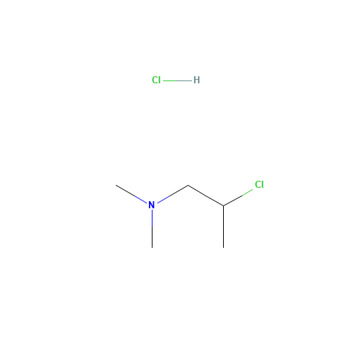 2-Dimethylaminoisopropyl chloride hydrochloride (CAS: 4584-49-0) - Related Chemical Product