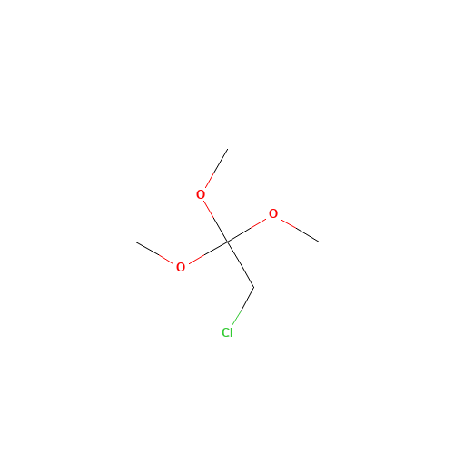 1,1,1-Trimethoxy-2-chloroethane (CAS: 74974-54-2) - Chemical Structure and Molecular Formula 