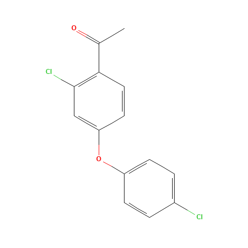 1-[2-Chloro-4-(4-chlorophenoxy)phenyl]ethan-1-one (CAS: 119851-28-4) - Related Chemical Product