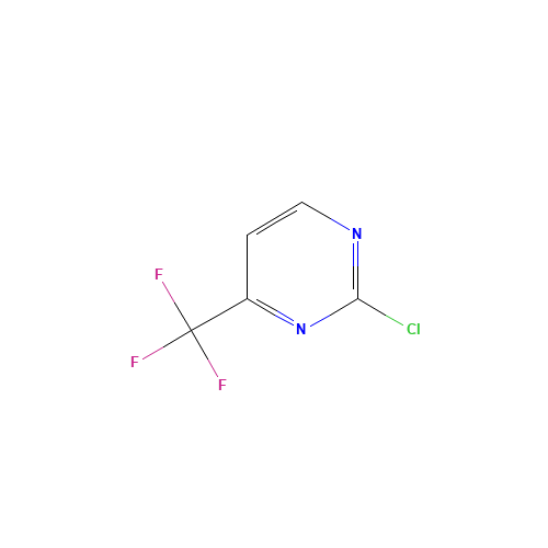 2-Chloro-4-(trifluoromethyl)pyrimidine (CAS: 33034-67-2) - Chemical Structure and Molecular Formula 