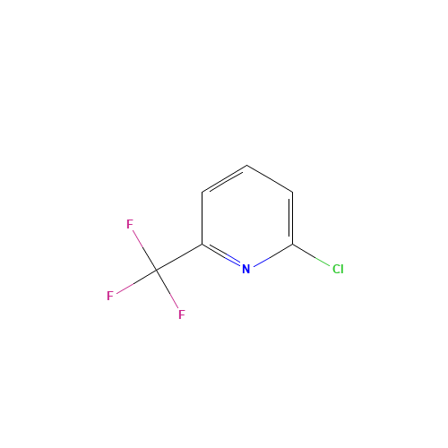 2-Chloro-6-(trifluoromethyl)pyridine (CAS: 39890-95-4) - Chemical Structure and Molecular Formula 
