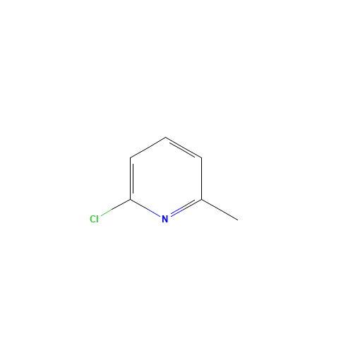 6-Chloro-2-picoline (CAS: 18368-63-3) - Chemical Structure and Molecular Formula 