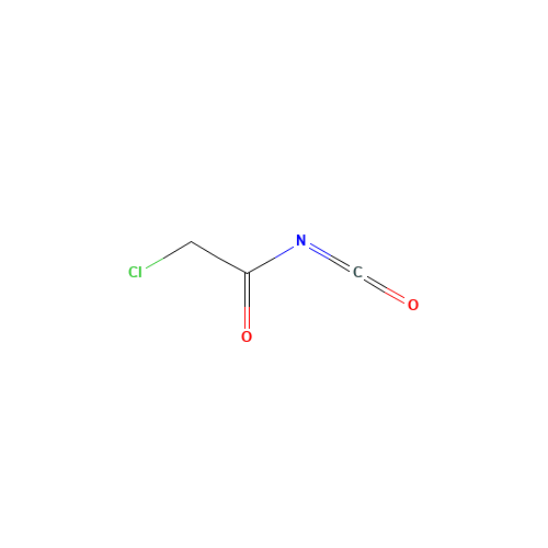 CHLOROACETYL ISOCYANATE (CAS: 4461-30-7) - Chemical Structure and Molecular Formula 