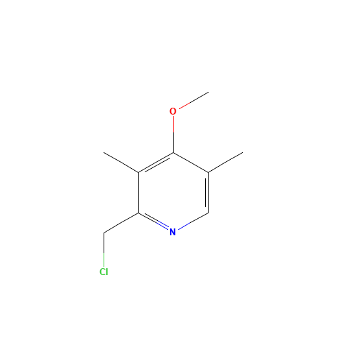 2-(Chloromethyl)-3,5-dimethyl-4-methoxypyridine (CAS: 84006-10-0) - Related Chemical Product