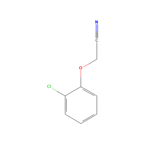 2-CHLOROPHENOXYACETONITRILE (CAS: 43111-31-5) - Chemical Structure and Molecular Formula 