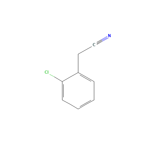 2-Chlorobenzyl cyanide (CAS: 2856-63-5) - Chemical Structure and Molecular Formula 