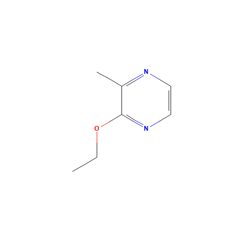 2-Ethoxy-3-methylpyrazine (CAS: 32737-14-7) - Chemical Structure and Molecular Formula 