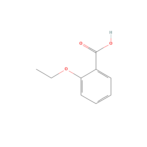 2-Ethoxybenzoic acid (CAS: 134-11-2) - Chemical Structure and Molecular Formula 