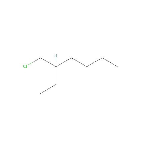 3-(Chloromethyl)heptane (CAS: 123-04-6) - Chemical Structure and Molecular Formula 