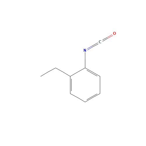 2-ETHYLPHENYL ISOCYANATE (CAS: 40411-25-4) - Chemical Structure and Molecular Formula 