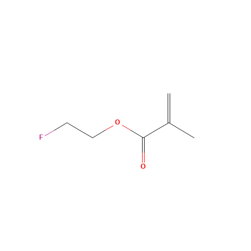 2-FLUOROETHYL METHACRYLATE (CAS: 686-54-4) - Chemical Structure and Molecular Formula 