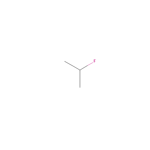 2-FLUOROPROPANE (CAS: 420-26-8) - Chemical Structure and Molecular Formula 