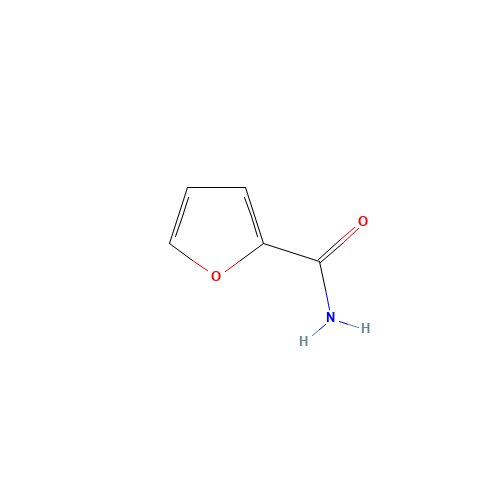 2-FURAMIDE (CAS: 609-38-1) - Chemical Structure and Molecular Formula 