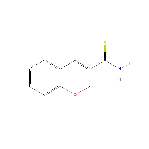 2H-CHROMENE-3-CARBOTHIOAMIDE (CAS: 423768-57-4) - Chemical Structure and Molecular Formula 