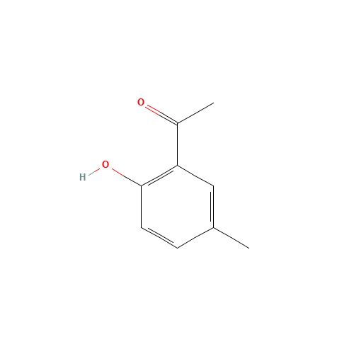 1-(2-Hydroxy-5-methylphenyl)ethanone (CAS: 1450-72-2) - Chemical Structure and Molecular Formula 