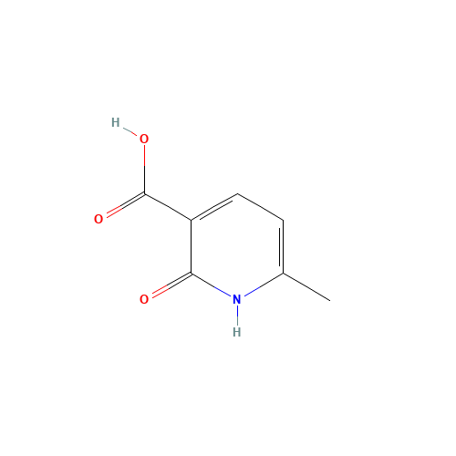 2-Hydroxy-6-methylpyridine-3-carboxylic acid (CAS: 38116-61-9) - Chemical Structure and Molecular Formula 