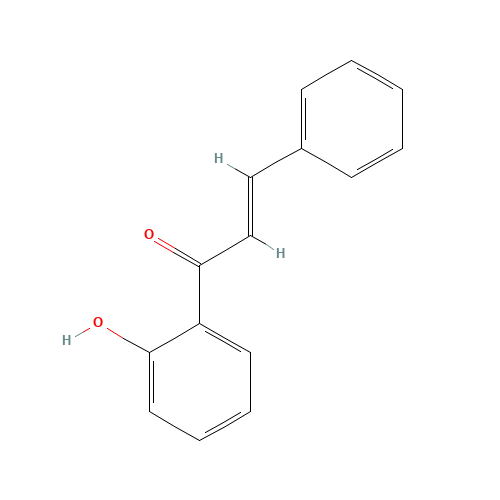 2'-HYDROXYCHALCONE (CAS: 1214-47-7) - Chemical Structure and Molecular Formula 