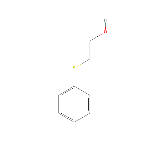 2-(Phenylthio)ethanol (CAS: 699-12-7) - Chemical Structure and Molecular Formula 