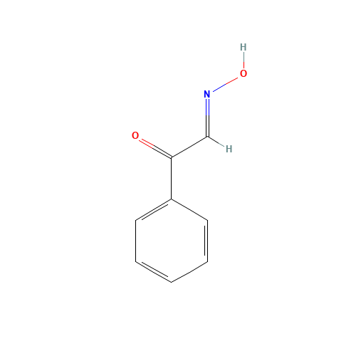 2-Isonitrosoacetophenone (CAS: 532-54-7) - Chemical Structure and Molecular Formula 