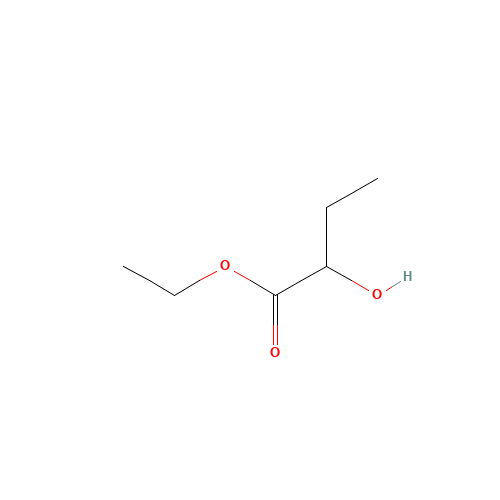 2-HYDROXY-N-BUTYRIC ACID ETHYL ESTER (CAS: 52089-54-0) - Chemical Structure and Molecular Formula 