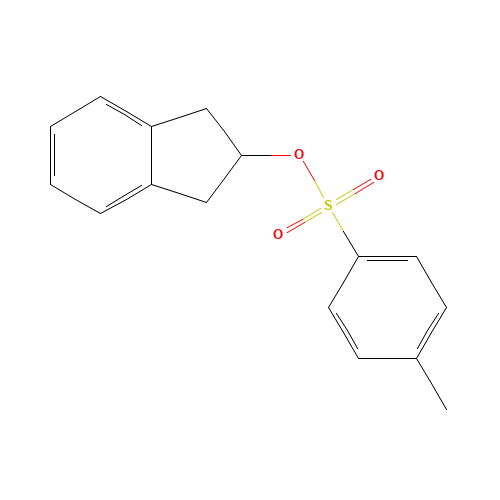 2-INDANYL P-TOLUENESULFONATE (CAS: 17783-69-6) - Chemical Structure and Molecular Formula 