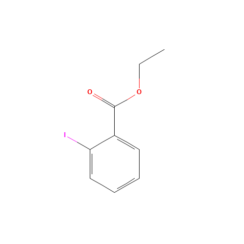 ETHYL 2-IODOBENZOATE (CAS: 1829-28-3) - Chemical Structure and Molecular Formula 