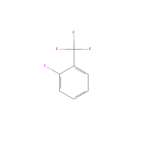 2-Iodobenzotrifluoride (CAS: 444-29-1) - Chemical Structure and Molecular Formula 
