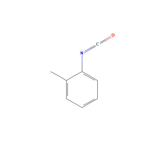 2-Methylphenyl isocyanate (CAS: 614-68-6) - Chemical Structure and Molecular Formula 