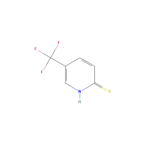 2-MERCAPTO-5-(TRIFLUOROMETHYL)PYRIDINE (CAS: 76041-72-0) - Chemical Structure and Molecular Formula 