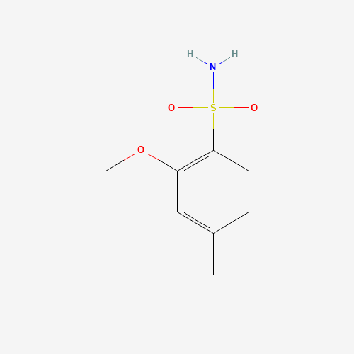 2-METHOXY-4-METHYLBENZENESULFONAMIDE (CAS: 59554-39-1) - Chemical Structure and Molecular Formula 