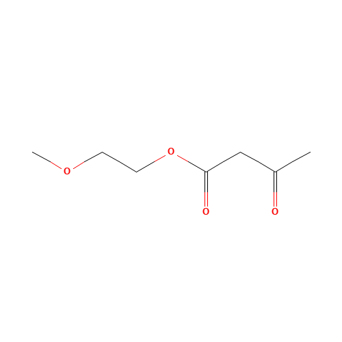 2-Methoxyethyl acetoacetate (CAS: 22502-03-0) - Chemical Structure and Molecular Formula 