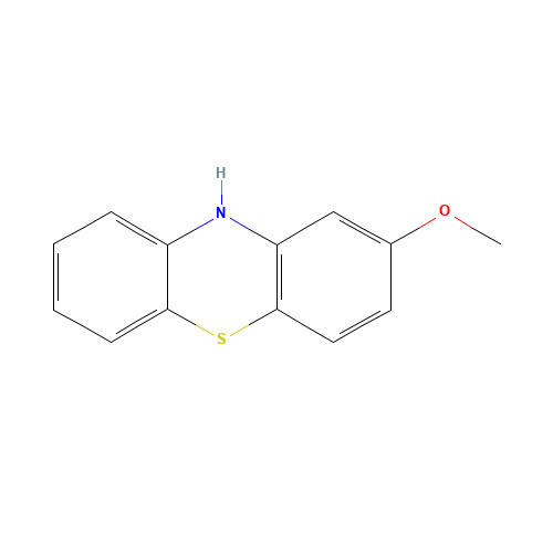 2-Methoxyphenothiazine (CAS: 1771-18-2) - Chemical Structure and Molecular Formula 