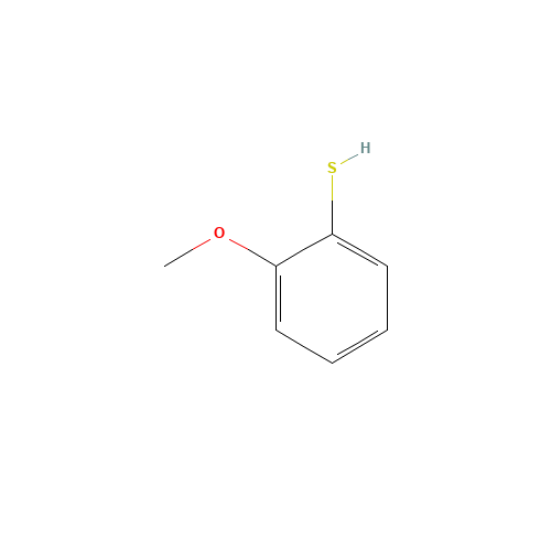 2-METHOXYBENZENETHIOL (CAS: 7217-59-6) - Chemical Structure and Molecular Formula 
