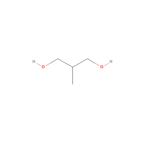 2-METHYL-1,3-PROPANEDIOL (CAS: 2163-42-0) - Chemical Structure and Molecular Formula 