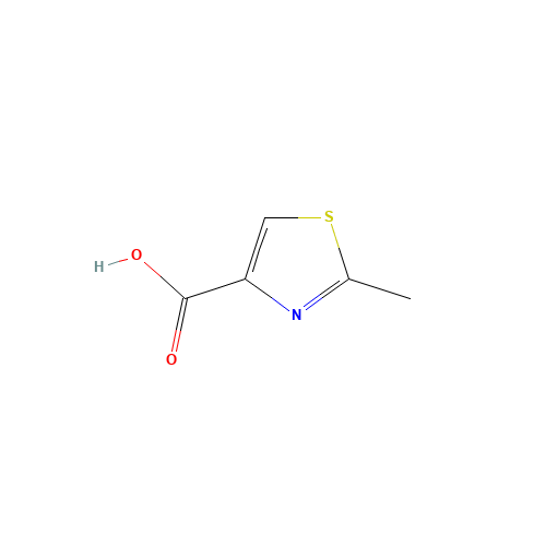 2-Methyl-1,3-thiazole-4-carboxylic acid (CAS: 35272-15-2) - Chemical Structure and Molecular Formula 
