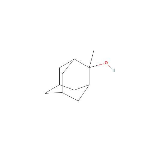 2-Methyl-2-adamantanol (CAS: 702-98-7) - Chemical Structure and Molecular Formula 