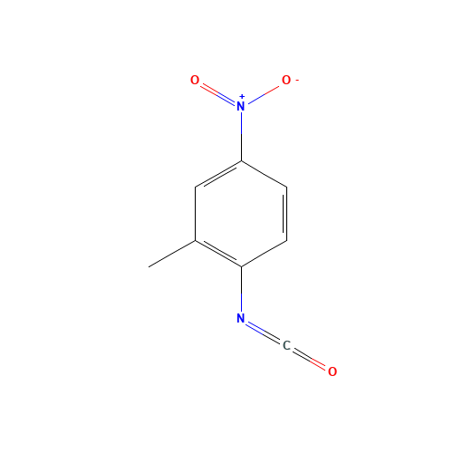 2-METHYL-4-NITROPHENYL ISOCYANATE (CAS: 56309-59-2) - Chemical Structure and Molecular Formula 