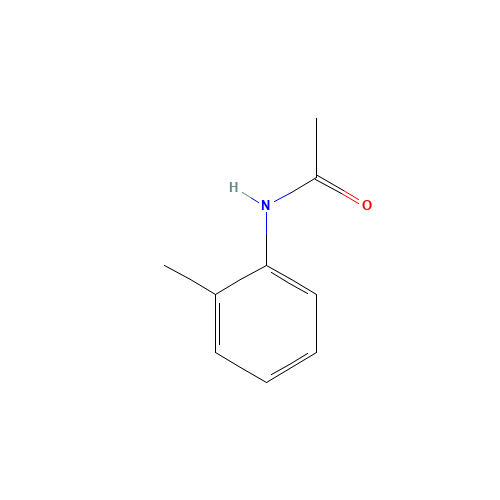 2-METHYLACETANILIDE (CAS: 120-66-1) - Chemical Structure and Molecular Formula 