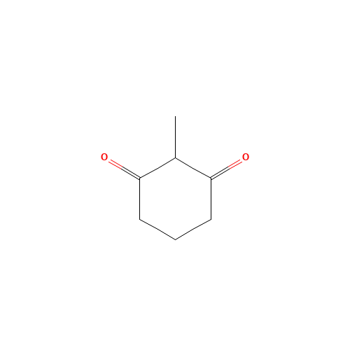 2-Methyl-1,3-cyclohexanedione (CAS: 1193-55-1) - Chemical Structure and Molecular Formula 