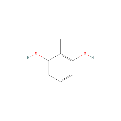 2-Methylresorcinol (CAS: 608-25-3) - Chemical Structure and Molecular Formula 