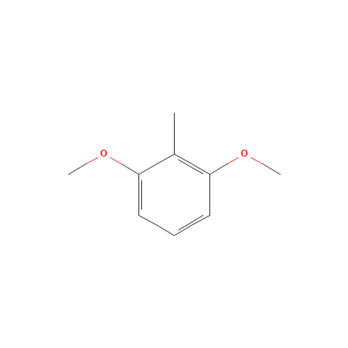 2,6-DIMETHOXYTOLUENE (CAS: 5673-07-4) - Chemical Structure and Molecular Formula 